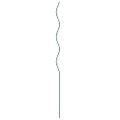 vidaXL Podpora rastlín 5 ks Zelená 110 x 0.6 x 0.6 cm Oceľ