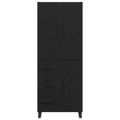 vidaXL Highboard 2 ks Čierny dub 69,5 x 34 x 180 cm