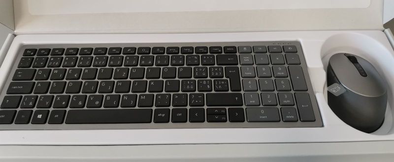 Dell Multi-Device Wireless Combo KM7120W CZ/ SK - Titan Gray - SET bezdrôtovej klávesnice a myši