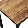 vidaXL Lavička, mangový masív 110x35x45 cm