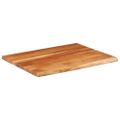 vidaXL Stolová doska 100x80x3,8 cm obdĺžnik akáciový masív živá hrana