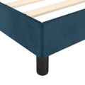 vidaXL Rám postele bez matraca tmavomodrý 90x200 cm zamat
