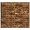 vidaXL Rám postele s úložným prostorem Dymová dub 200 x 200 cm