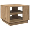 vidaXL Konferenčný stolík dub artisan 55x55x42 cm kompozitné drevo