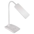 LED stolová lampa Eddy, biela