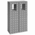 vidaXL Gabiónové koše/stĺpy 2 ks 40x40x140 cm železo