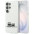 Puzdro Karl Lagerfeld IML Peekaboo Karl&Choupette MagSafe pre Samsung Galaxy S26 Ultra transparentné