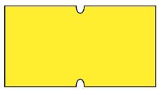 cenovkové etikety 22x12 COLAPLY - žlté (pre etiketovacie kliešte) 1.250 ks/rol.
