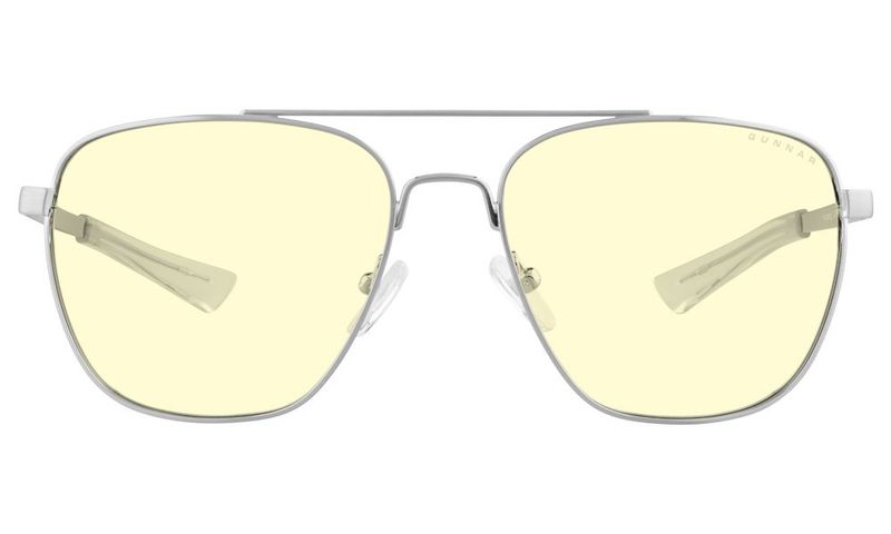 GUNNAR kancelárske/herné okuliare MUSTANG CHROME jantárové sklá BLF 65 GUNNAR focus