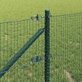 vidaXL Zváraný drôtový plot s hrotmi 10 x 0,6 m Oceľ s PVC povrchom