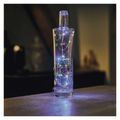 LED vianočný nano reťaz, 1,9 m, 2x AA, vnútorný, multicolor, časovač