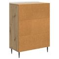 vidaXL Servírovacia skriňa Dub artisan 66 x 34,5 x 92 cm
