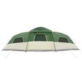 vidaXL Rodinný stan s pršiplášťom, vodeodolný 18 osoba Zelená