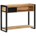 vidaXL Konzolový stolík 100x35x75 cm Masívne hrubé drevo Mango