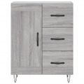 vidaXL Vysoká skrinka sivý dub sonoma 69,5x34x180 cm spracované drevo