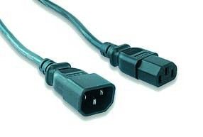 Kábel sieťový, predlžovací, 3m VDE 220/230V