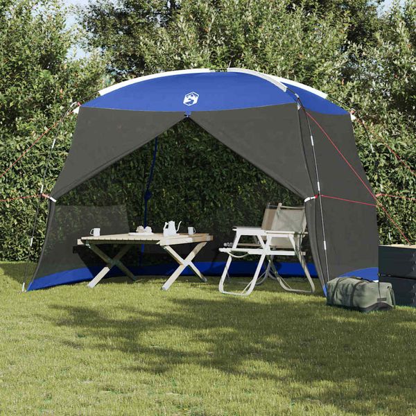 vidaXL Stan s moskytiérou so strechou Azúrová modrá 320 x 320 x 218 cm