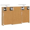 vidaXL Set kabinetov do kúpeľne 3 ks 90 x 10,5 x 50 cm