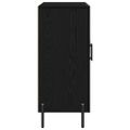 vidaXL Servírovacia skriňa Čierny dub 90 x 34 x 80 cm Kompozitné drevo