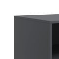 vidaXL TV skrinky 2 ks antracitové 67x39x44 cm oceľ