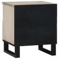 vidaXL Nočný stolík 2 ks Biela 40 x 33 x 46 cm Kompozitné drevo