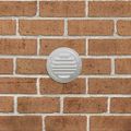 vidaXL Kryty vzduchových ventilátorov 4 ks Strieborná 100 mm
