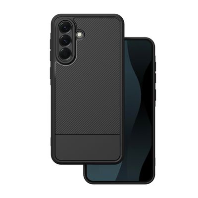Jednoduché puzdro Carbon pre Samsung Galaxy A56 5G čierne