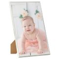 vidaXL Fotorámiky na stôl, koláž 3 ks, strieborné 15x21cm, MDF