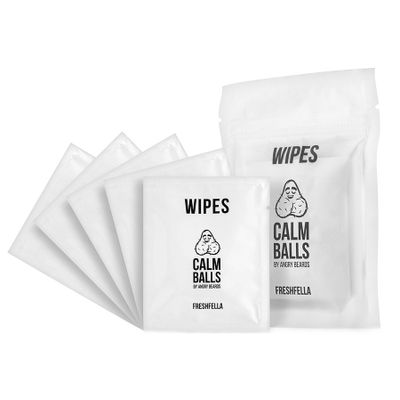 Obrúsky na gule ANGRY BEARDS Wipes Freshfella 5 ks