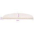 vidaXL Samolepiace schodové rohože 15 ks 80 x 24,5 x 3,5 cm Biela