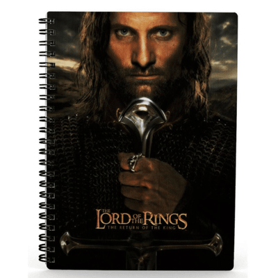 Zápisník Pán prsteňov - Aragorn 3D