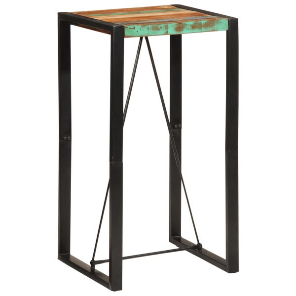vidaXL Barový stôl 60x55x110 cm masívne recyklované drevo