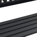 vidaXL Záhradná lavica čierna 120 cm oceľ