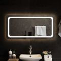 vidaXL LED kúpeľňové zrkadlo 100x50 cm