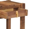 vidaXL Konzolový stôl Hnedá 107 x 33 x 76 cm Masívne obnovené drevo