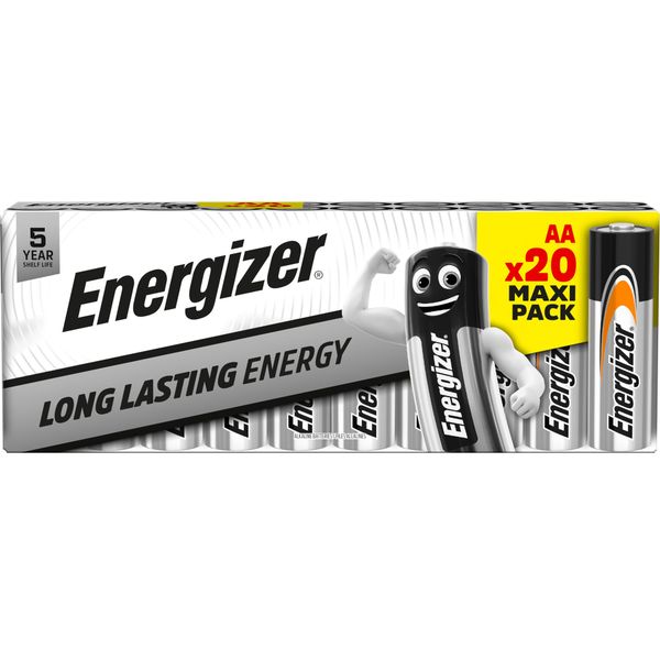E304395700 Energizer Everyday AA DP20 BOX