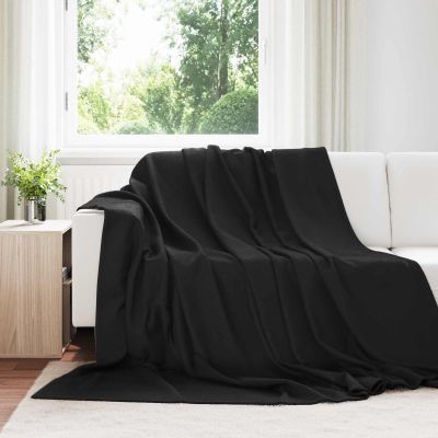 vidaXL Deky Čierna 270 x 240 cm 0.86 kg Flís