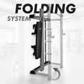 Multifunkčný skladací posilňovací stojan - Power Rack HMS KLT34 sivý