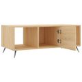 vidaXL Konferenčný stolík dub sonoma 102x50x40 cm kompozitné drevo