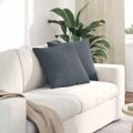 vidaXL Vankúše na pohovku 2 pcs Tmavo šedá 45 x 45 cm
