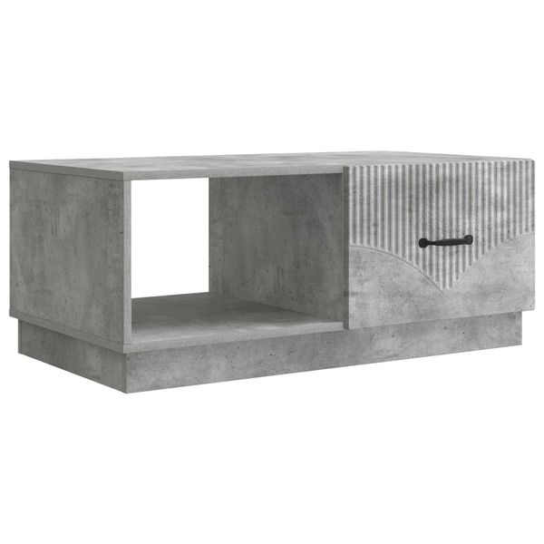 vidaXL Konferenčný stolík Betónovo sivá 90 x 50 x 37 cm