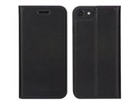 Puzdro s klapkou pre mobilný telefón – polyuretán (PU), plast – čierna – pre Samsung Galaxy A33 5G