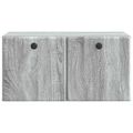vidaXL Nástenná TV skrinka 59,5 x 31 x 30 cm Sivý Sonoma