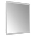vidaXL Zrkadlo do kúpeľne s LED Priehľadná 30 x 30 cm tvrdené sklo