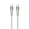 Forever Sleek kábel USB-C - USB-C 1,0 m 60W biely