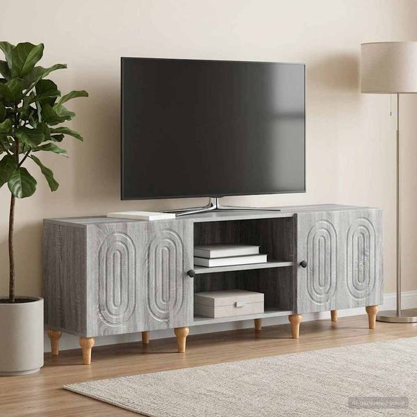 vidaXL TV skrinka Sivá sonoma 150 x 31 x 50 cm Kompozitné drevo