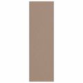 vidaXL Rohož Beige a čierna 120 x 400 cm 100% polyamid