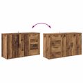 vidaXL Servírovacia skriňa Staré drevo 100 x 33 x 59,5 cm