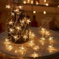 Led garlanda 1,5 m (10 led žiaroviek) usb balónové hviezdy teplá biella