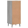 vidaXL Komoda sivý dub sonoma 34,5x34x90 cm spracované drevo